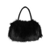 Toprank Winter Mini Tas Kulit Bulu Indah Tas Bahu (Hitam)-Intl Januari 2019 - 2 Toprank Winter Mini Tas Kulit Bulu Indah Tas Bahu (Hitam)-Intl - 2