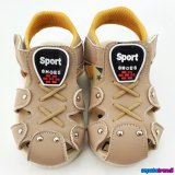 Gambar Produk Rinci TrendiShoes Sandal Anak Laki-Laki Sport Keren OVJ06 - Beige Terkini