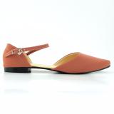 TrendiShoes Sepatu Wanita Flat Shoes D'Orsay Ankle Strap SO02 - Pink Januari 2019 - 3 TrendiShoes Sepatu Wanita Flat Shoes d'Orsay Ankle Strap SO02 - Pink - 3