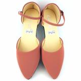 TrendiShoes Sepatu Wanita Flat Shoes D'Orsay Ankle Strap SO02 - Pink Januari 2019 - 2 TrendiShoes Sepatu Wanita Flat Shoes d'Orsay Ankle Strap SO02 - Pink - 2