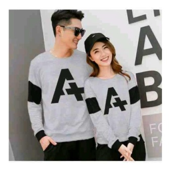 Baju Couple  Kaos  Polos Lengan Panjang Model  Baju Terbaru