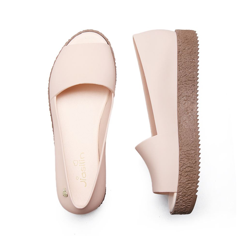 Sepatu Sandal Wanita Sol Datar Plastik Sederhana Eropa sepatu sandal wanita sol datar plastik sederhana eropa