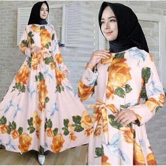 Cek Harga Baru Uc Maxi Hijab Dress Gamis Muslim Rey Set 