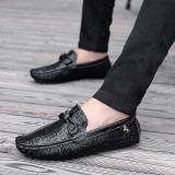 Yuzi Pria Kulit Asli Sepatu Tergelincir Hitam Sepatu Kulit Asli Pantofel Pria Moccasins Sepatu Januari 2019 - 2 Yuzi Pria Kulit Asli Sepatu Tergelincir Hitam Sepatu Kulit Asli Pantofel Pria Moccasins Sepatu - 2