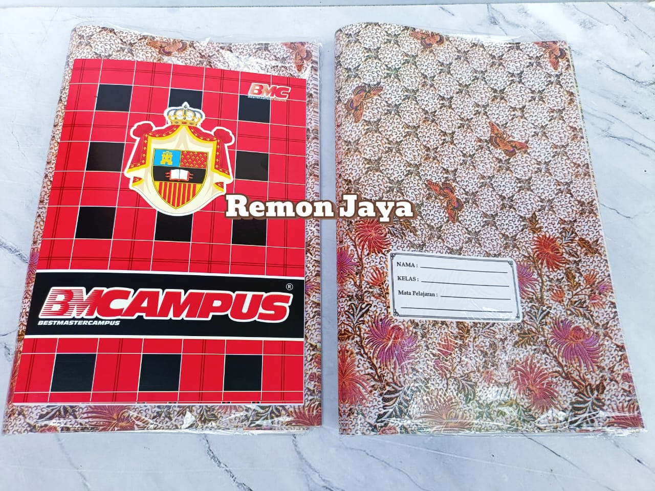 20 pcs Sampul buku Batik Ukuran Boxy /Bigbos campus panjang