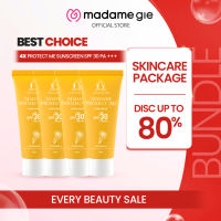 4X Madame Gie Madame Protect Me Sunscreen SPF 30 PA +++ 50ml With Calendula - Skincare Sunblock