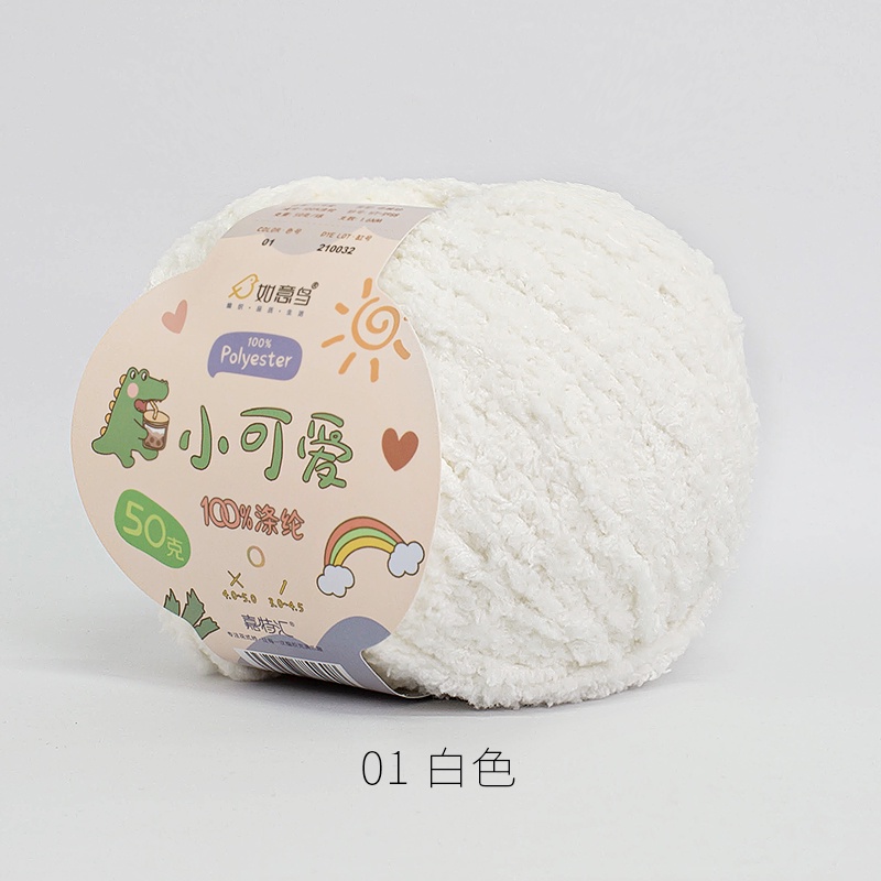 Decent Crochet Benang Rajut Bulu Halus Handuk Love Yarn