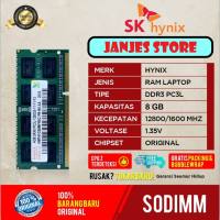 MEMORY LAPTOP DDR3 8GB RAM HYNIX SODIMM DDR3L 4GB PC 12800/1600 MHz 1.35V MEMORI LAPTOP