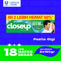 Closeup Pasta Gigi Menthol Fresh Valuepack 160gr x2