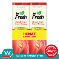 So Fresh Minyak Angin Aromatherapy Hot 10ml Bundle