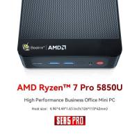 Beelink MINI PC SER5 Pro AMD Ryzen7 5850U HDMI DP Windows 11 Pro Mini Pc