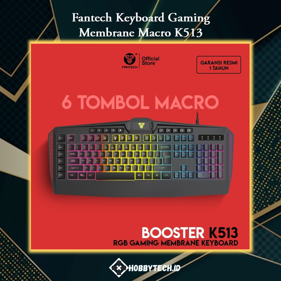 Fantech BOOSTER K513 Keyboard Gaming Membrane Macro