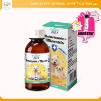 Cassiel Pet Probiotik & Multivitamin Kaya Protein untuk Kucing Menyusui Bulu Lebat & Gemuk Sehat