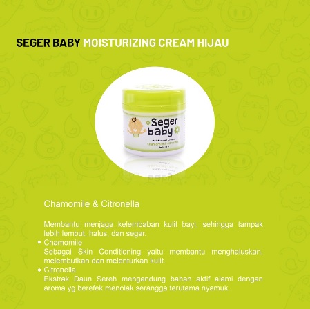 [Ayacosmetik] Seger Baby Cream / Pelemban Bayi 35gr / Moisturizer