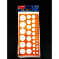 Maped Mal Lingkaran Penggaris Teknik Circle Template Mall Sablon Bulat