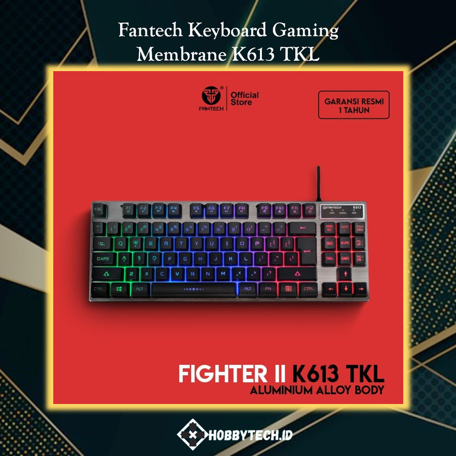 Fantech Keyboard Gaming Fighter K613 TKL - RGB