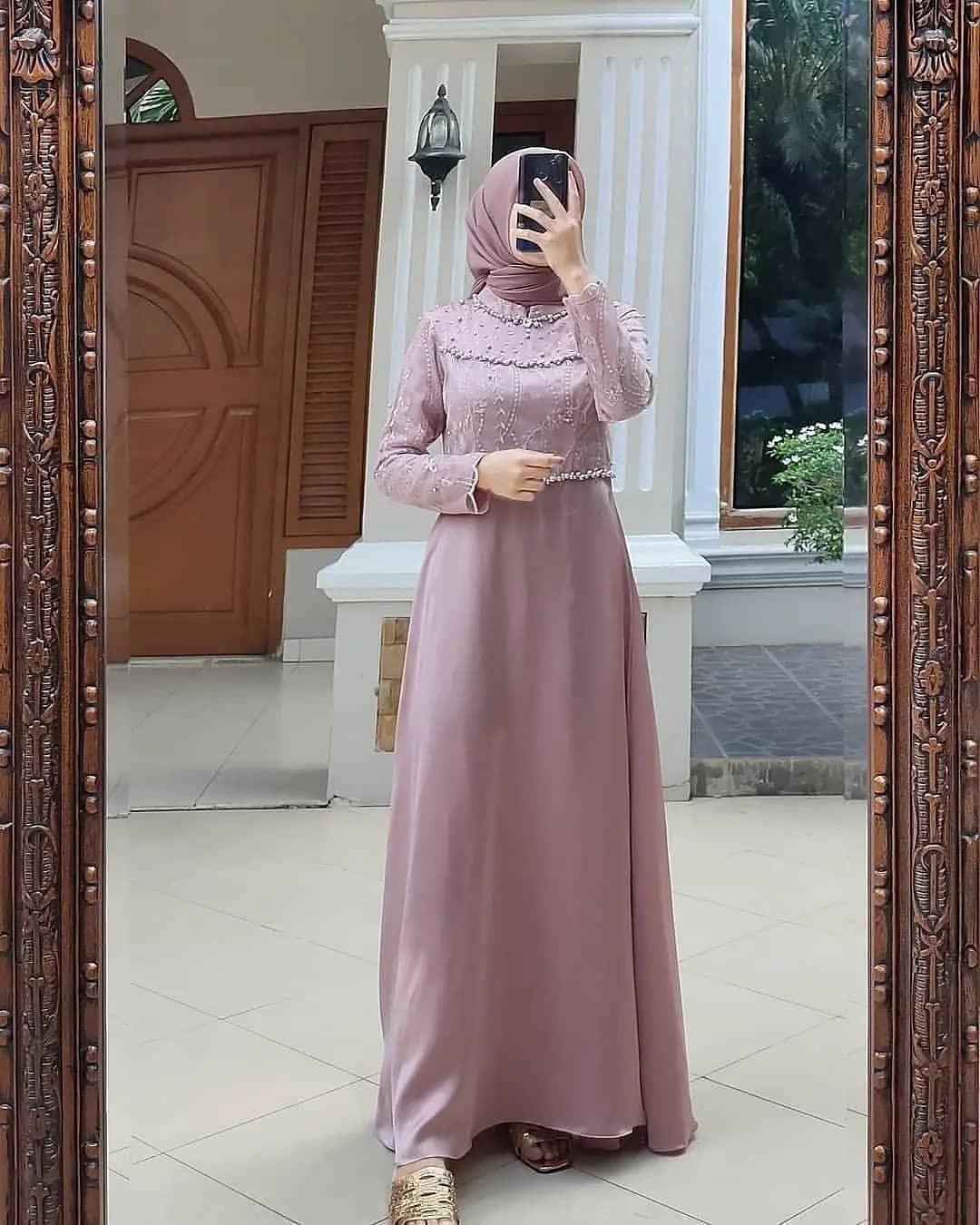 Model gaun hijab clearance modern