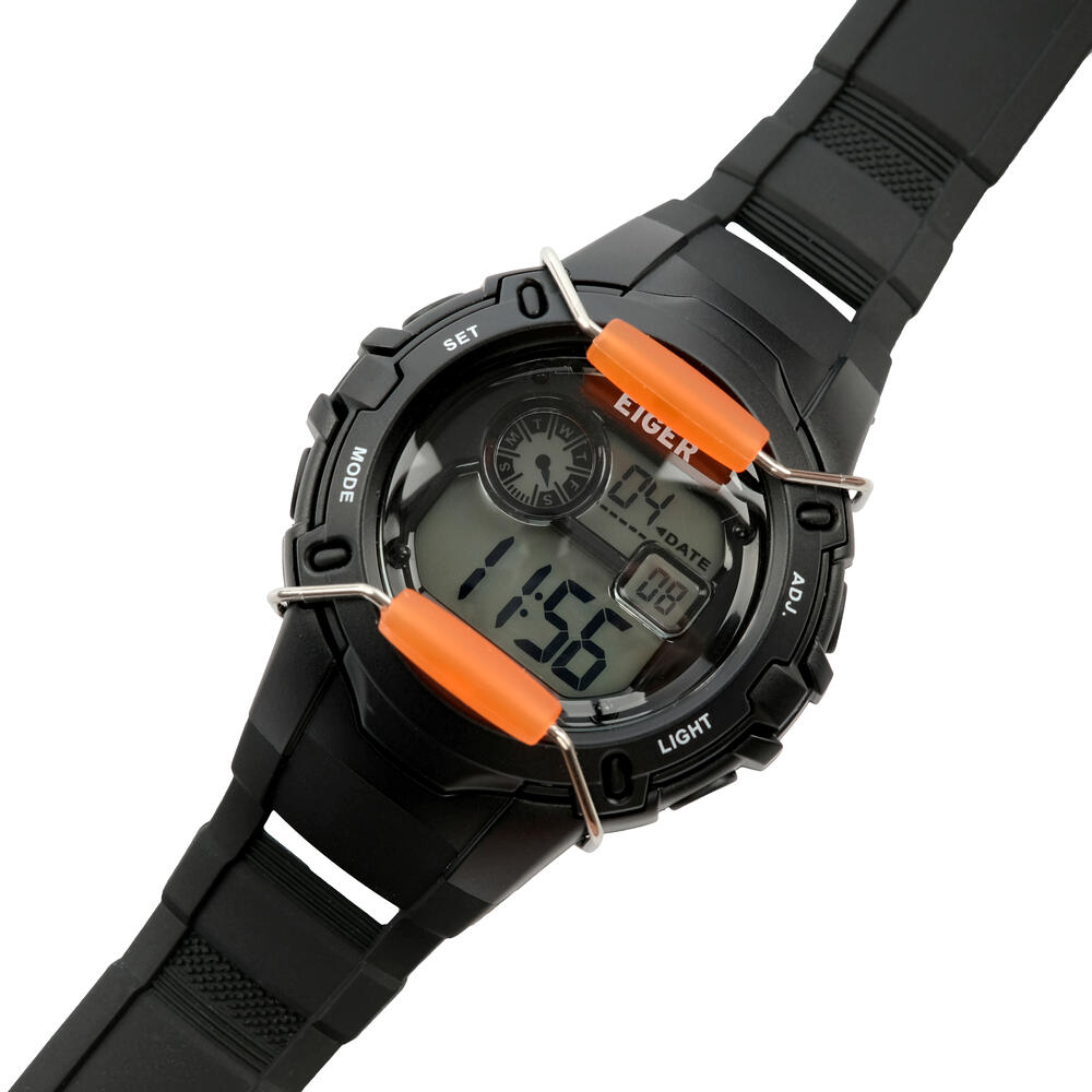 910009833 JR MOORLAND DIGITAL WATCH - BLK