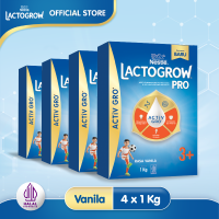 [Pre-Order dikirim tanggal 6 Oktober] LACTOGROW PRO 3+ Vanila 4x1kg