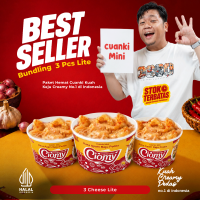 CIOMY - [PRODUK BEST SELLER] Bundling 3 Lebih Hemat Cuanki Instan Kuah Ayam Keju Creamy Cup Lite HALAL & Sudah BPOM