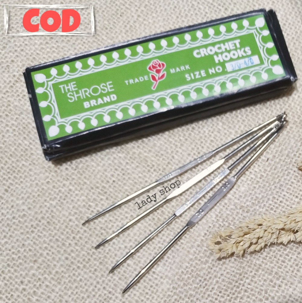 Lady Shop - Alat Merajut Benang / Jarum Rajut Hakpen Rajut Rose