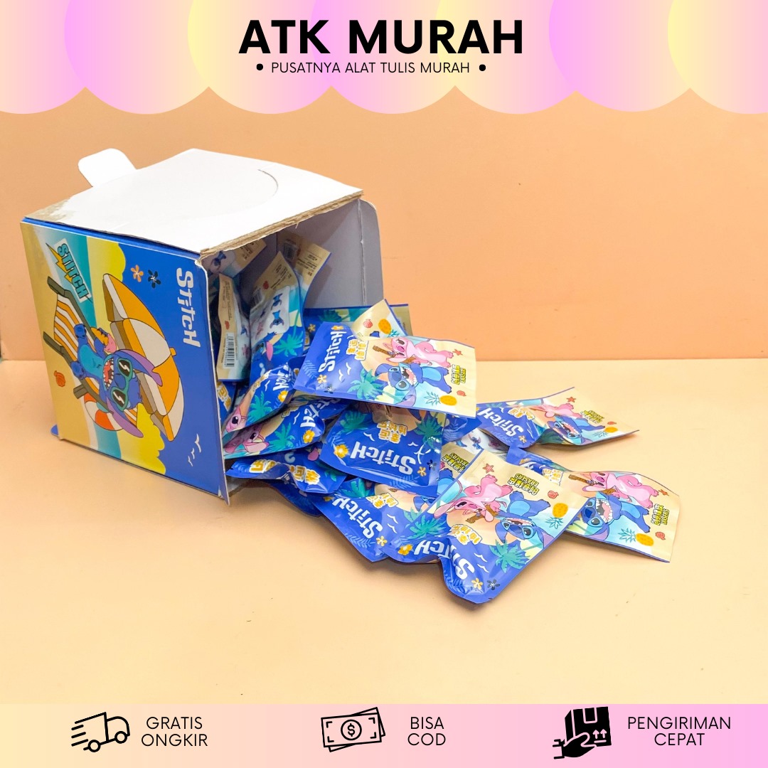 PENGHAPUS MYSTERY BAG STITCH ER-1536 / Blind box STITCH Penghapus / Blind Box Sanrio lucu / Blind Box Penghapus STITCH lucu / Kado unik hampers
