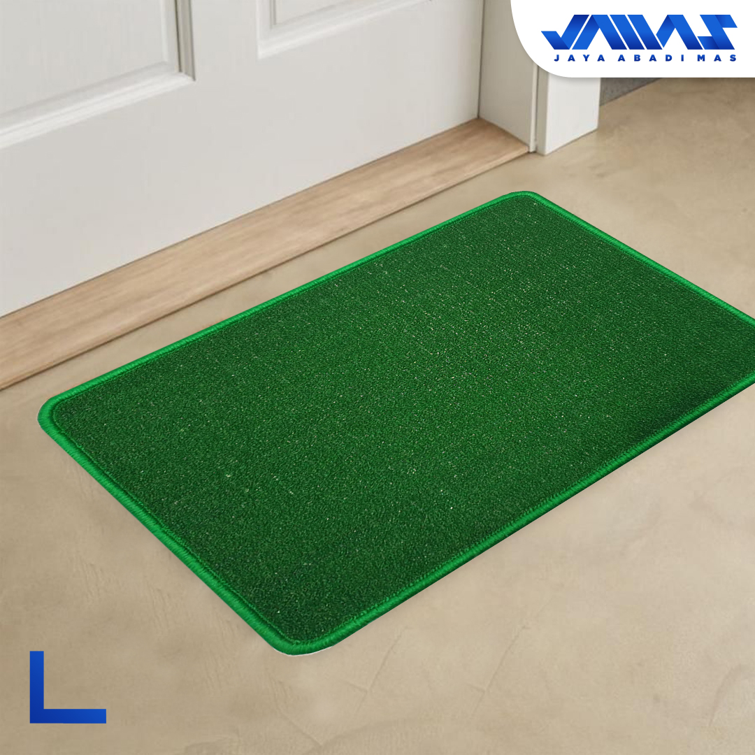 Keset Rumput Sintetis Green Grass Ukuran 40x60 Cm Anti Slip