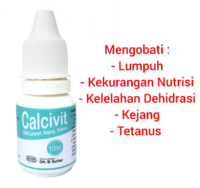 CALCIVIT OBAT LUMPUH KUCING ANJING /KERACUNAN -KEJANG DEHIDRASI TETANUS / MEYER