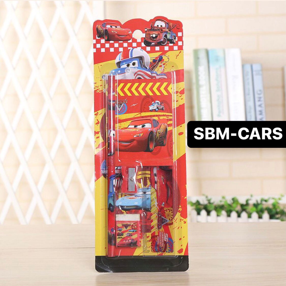 SET ALAT TULIS 5 IN 1 / PENGGARIS MOTIF KARAKTER / STATIONERY SET KARAKTER / PERLENGKAPAN BELAJAR ANAK