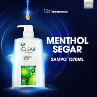 CLEAR Menthol Segar Sampo Anti Ketombe ScalpPro Technology Niacinamide 1370ml
