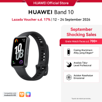 HUAWEI Band 10 Smartband | Sleek Aluminum Alloy Case | Pro-Level Sleep Analysis | Emotional Wellbeing Assistant