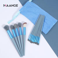 MAANGE 13PCS Kuas Set Make up Brush Kecantikan Set Bulu Lembut Blush Model Portabel Alat Kecantikan 0122
