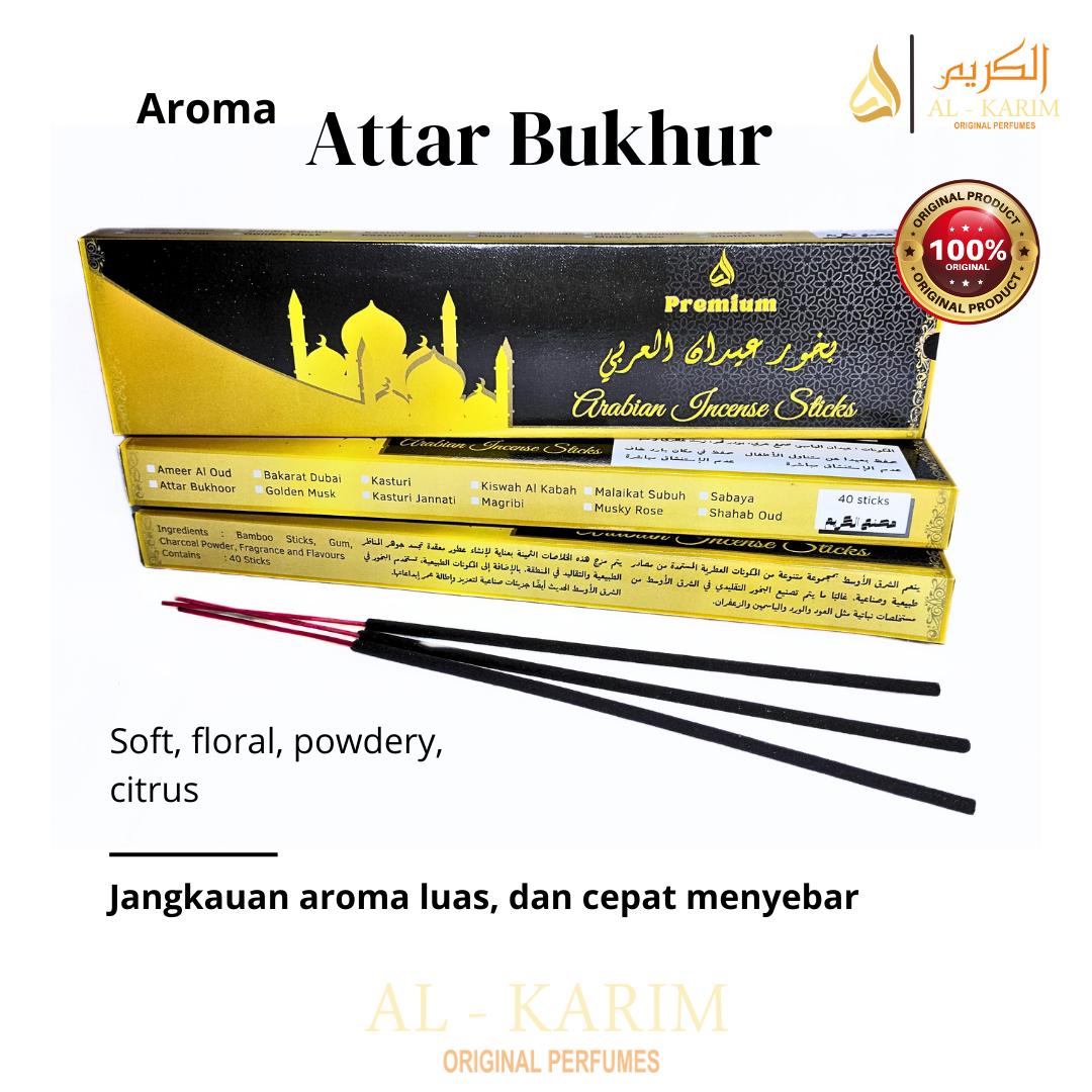 [Isi 40] Attar Buhur Kasturi Kiswah Magribi Malaikat Subuh Dupa Lidi Aroma Khas Saudi Arabia
