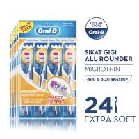 Oral-B Sikat Gigi All Rounder Microthin isi 4 pcs x6