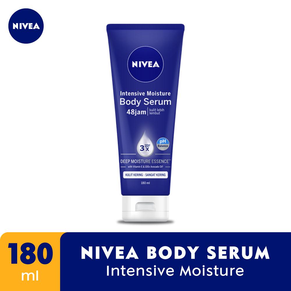 NIVEA Body Serum Intensive Moisture 180ml - Hand body serum lotion mositurizer 48 jam body care k...