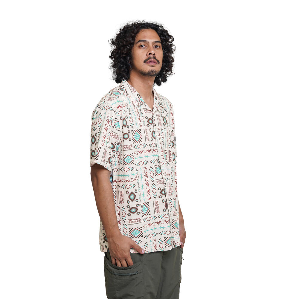 910009500 ETHNO SHIRT SS - WHT
