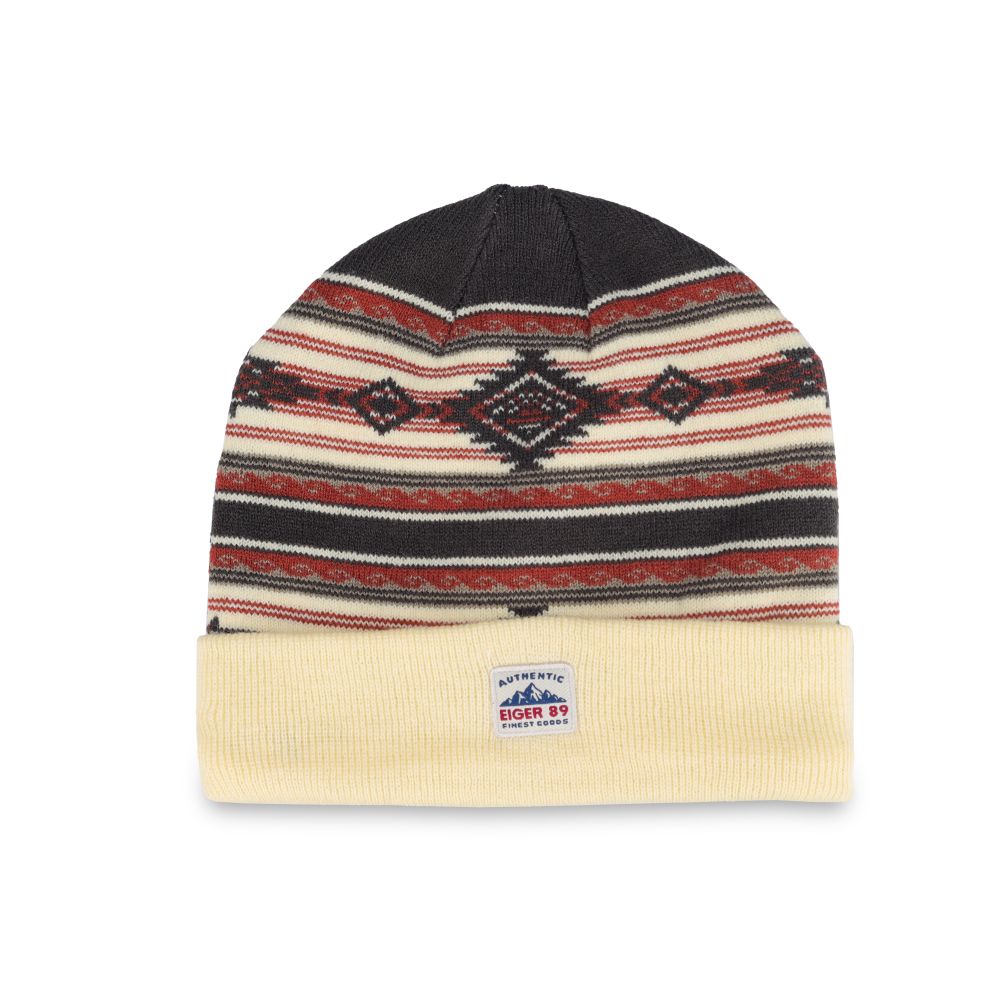 910008650 ETHNIC PATTERN BEANIES WS