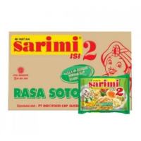 Sarimi isi 2 Rasa Soto 1 dus isi 24 pcs/ Sarimi Rasa Soto isi 2 Mie Instan (24 pcs/113 g/karton)/promo sarimie isi 2