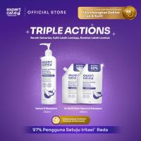 Expert Care Sampo & Sabun Mandi Bayi Newborn & Anak - Hair and Body 250 ml / 380 ml - Sampo & Sabun Mandi Bayi Newborn & Anak dengan Colloidal Oatmeal - Kulit Lembap & Rambut Tebal
