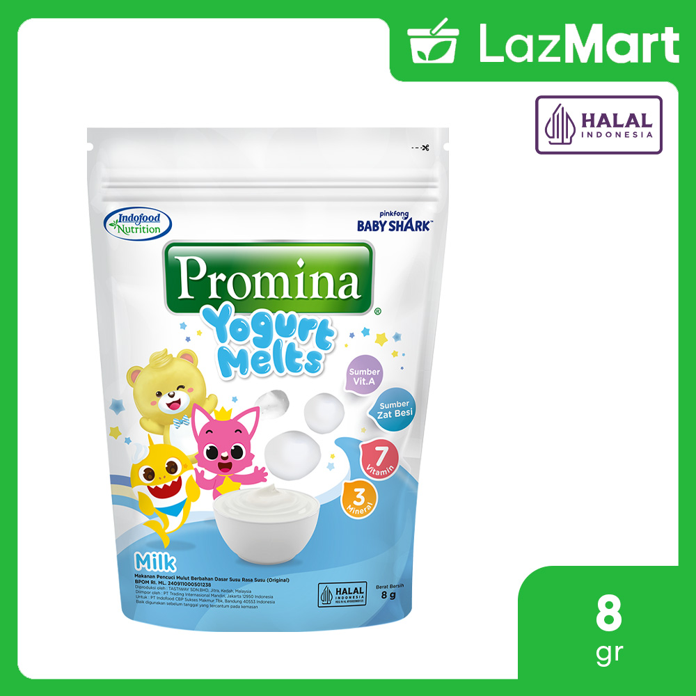 Promina Yogurt Melts Milk 8gr