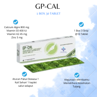 GP-CAL | Suplemen Kalsium | Membantu Memenuhi Asupan Kalsium Ibu Hamil | Membantu Memelihara Tulang