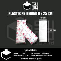 Plastik PE isi 200gram bening murah / plastik es batu gula minyak 9x25 10x20 12x30 15x30