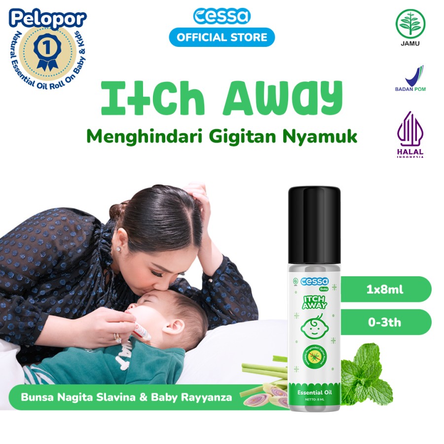 Cessa Baby Itch Away - Natural Essential Oil Menghidari Nyamuk/Serangga