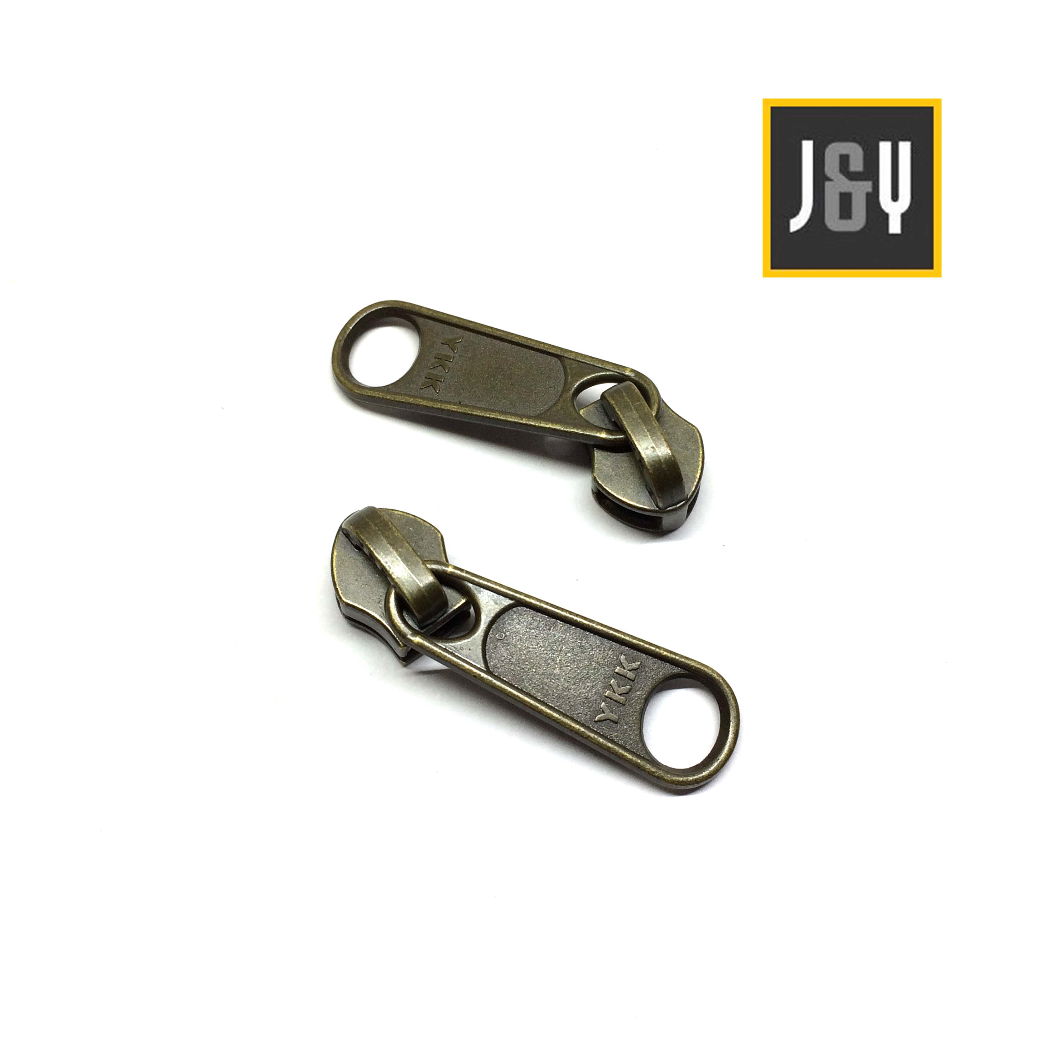 ZIPPER HEAD KEPALA RESLETING TAS YKK NO 5 MODEL LAMA PER 100 PCS