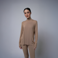 ZM Zaskia Mecca X Meccanism - Daila Manset Kaos Baju Premium Turtle Neck