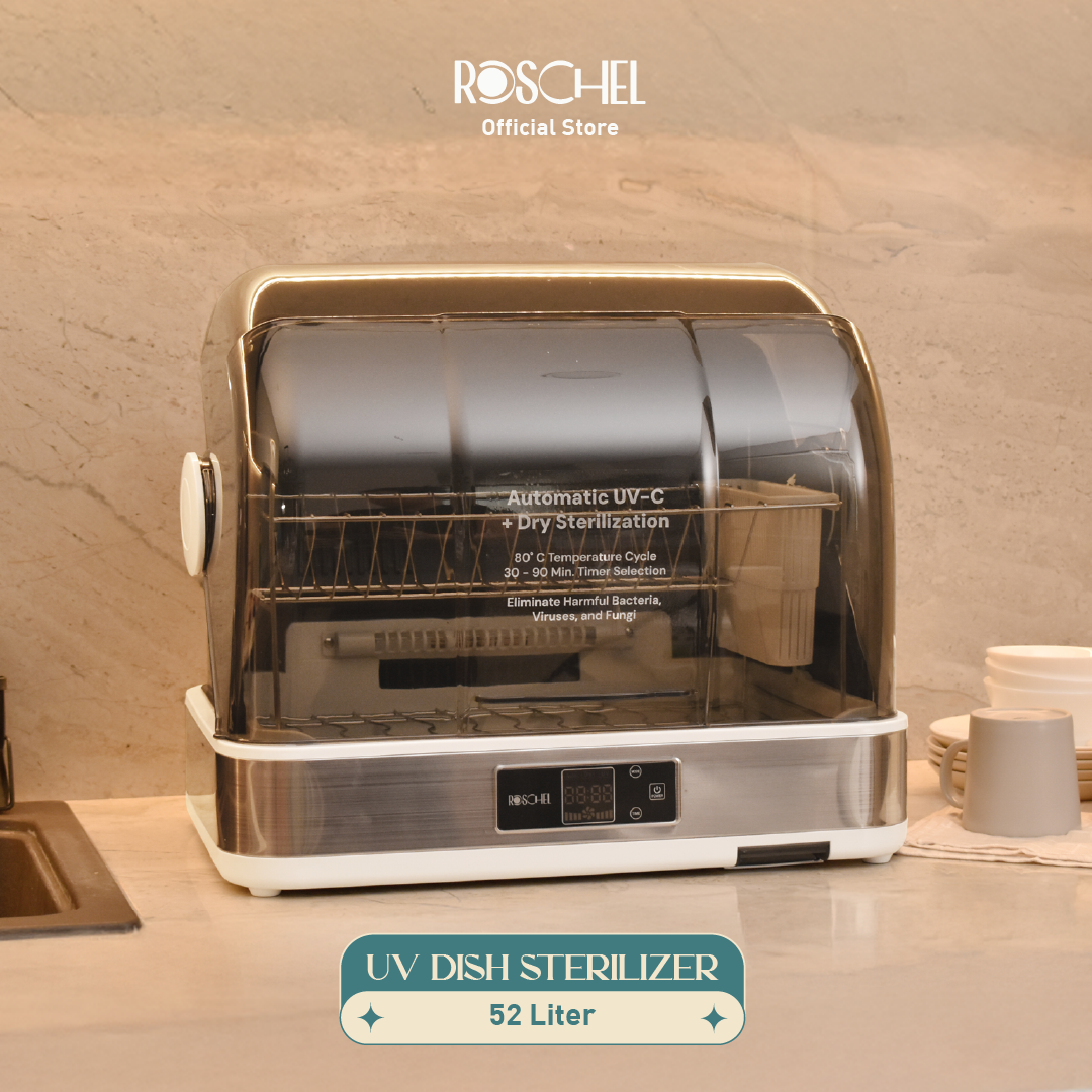 Roschel Dish UV Sterilizer & Dryer Sterilisasi & Pengering 28 Liter & 52 Liter
