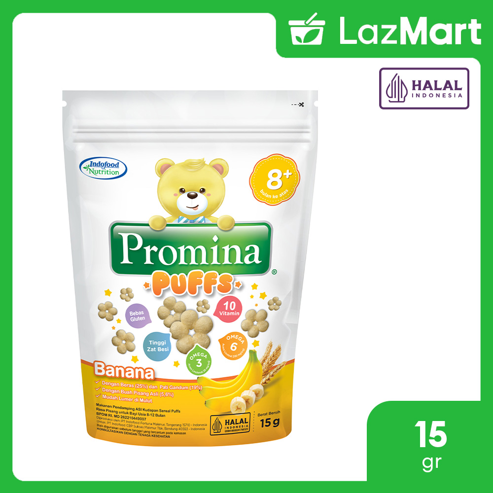 Promina Puffs Pisang 15gr