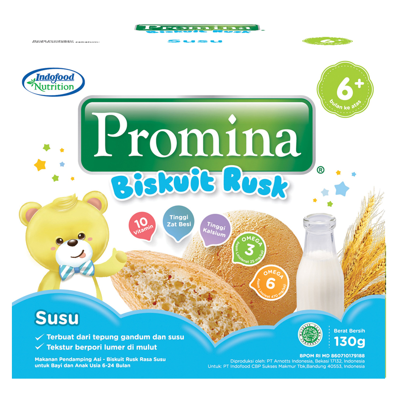 Promina Rusk Susu New 130 g