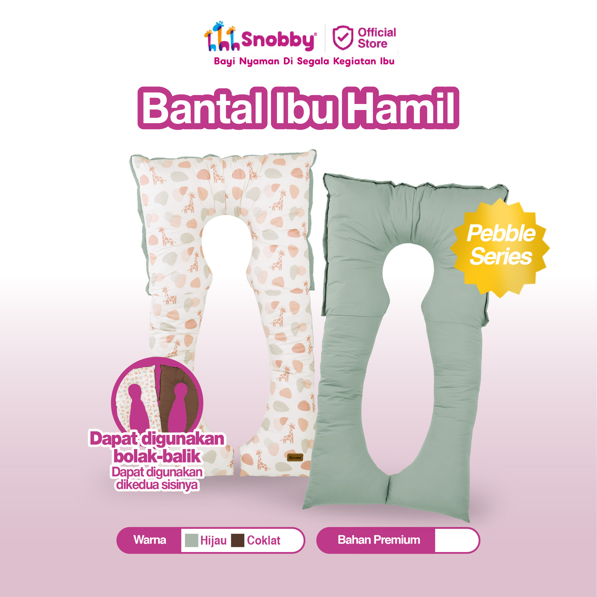 Snobby Bantal Ibu Hamil Pebble Series SBB4726