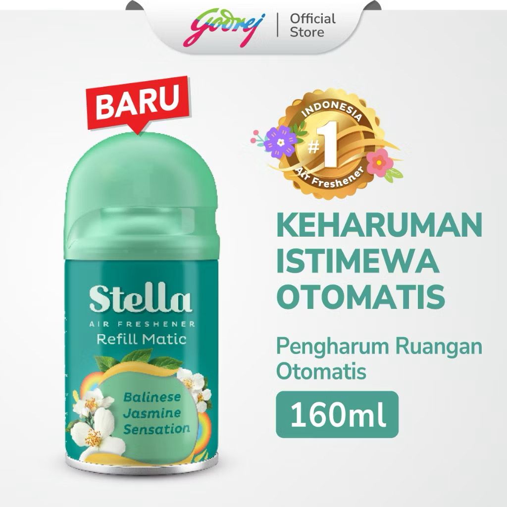 Stella Refill Matic Aroma Isi Ulang Pengharum Ruangan Otomatis